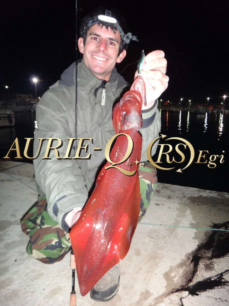 Enorme calamar pris à L’Aurie Q RS manié en bichi bachi
