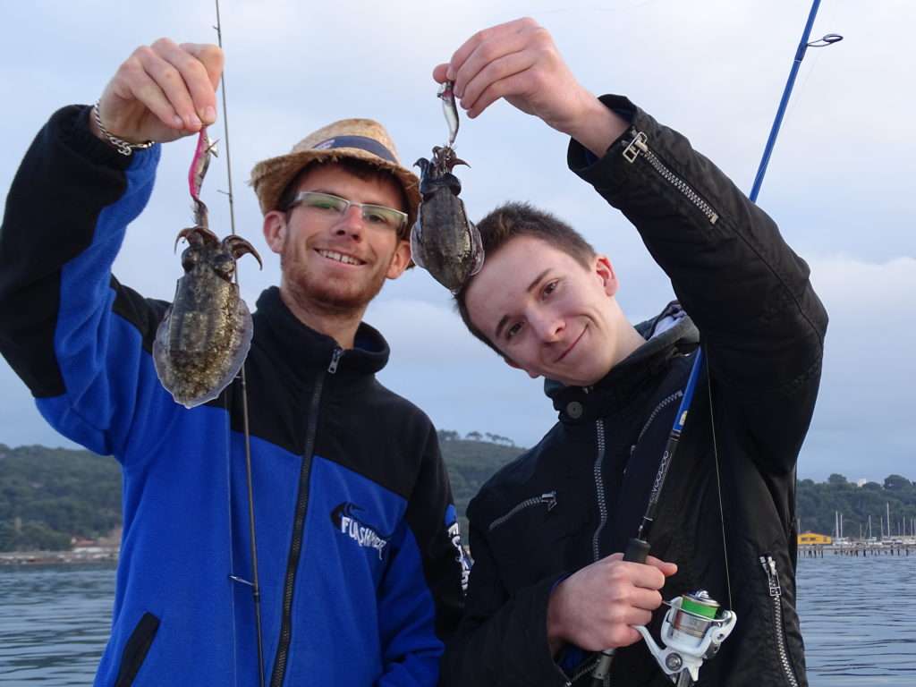 La pêche de la seiche en bichi bachi peut être très productive