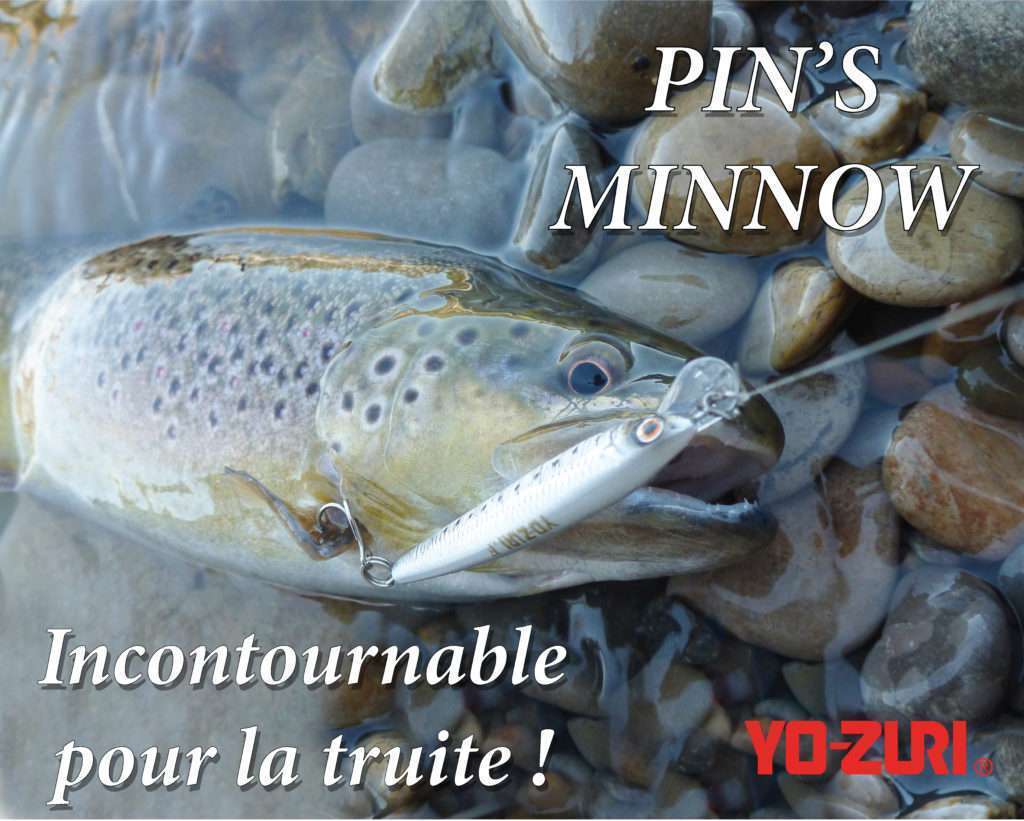 Pin’s Minnow floating Yo-Zuri : incontournable pour la truite ! 