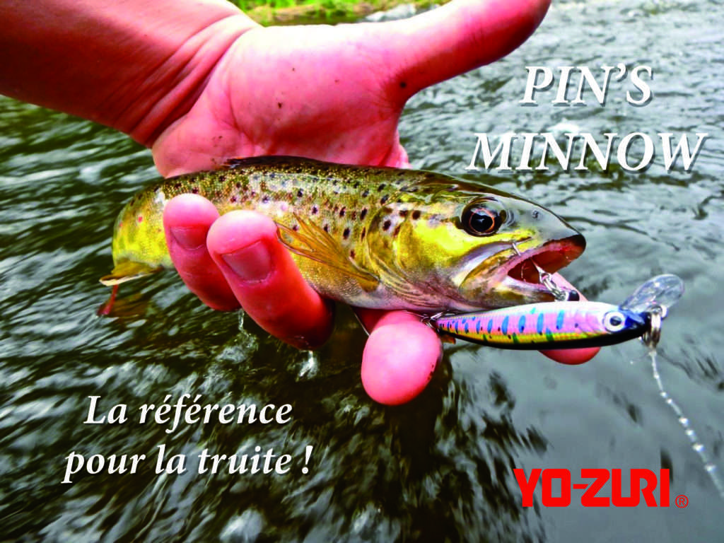 Pin’s Minnow Yo-Zuri : LA référence pour la truite ! 