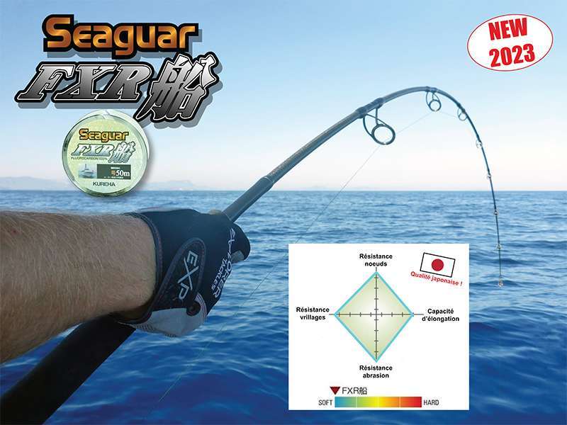 Fluorocarbone Seaguar FXR 50m (Fluorocarbone pour Pêche - Flashmer)