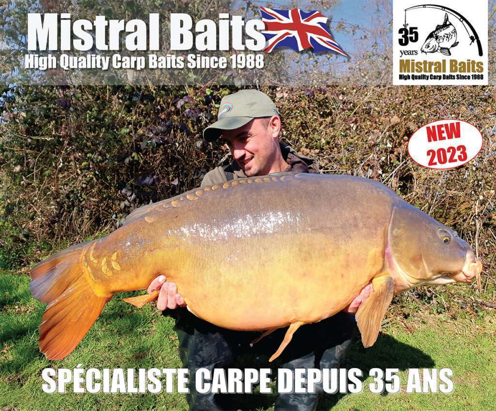 Arnaud Colas fait confiance aux bouillettes Mistral Baits ! 