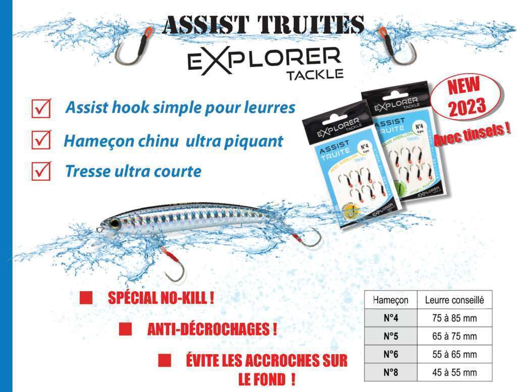 Assist Truite Explorer Tackle : un maximum d’avantages ! 