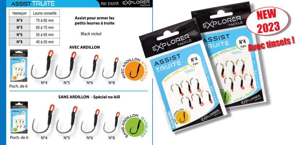 Assist Truite Explorer Tackle : un maximum d’avantages ! 