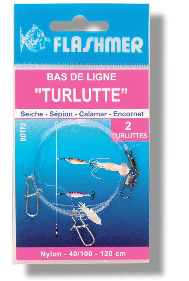 Bas de ligne Turlutte Flashmer : parfait pour le tataki ! 