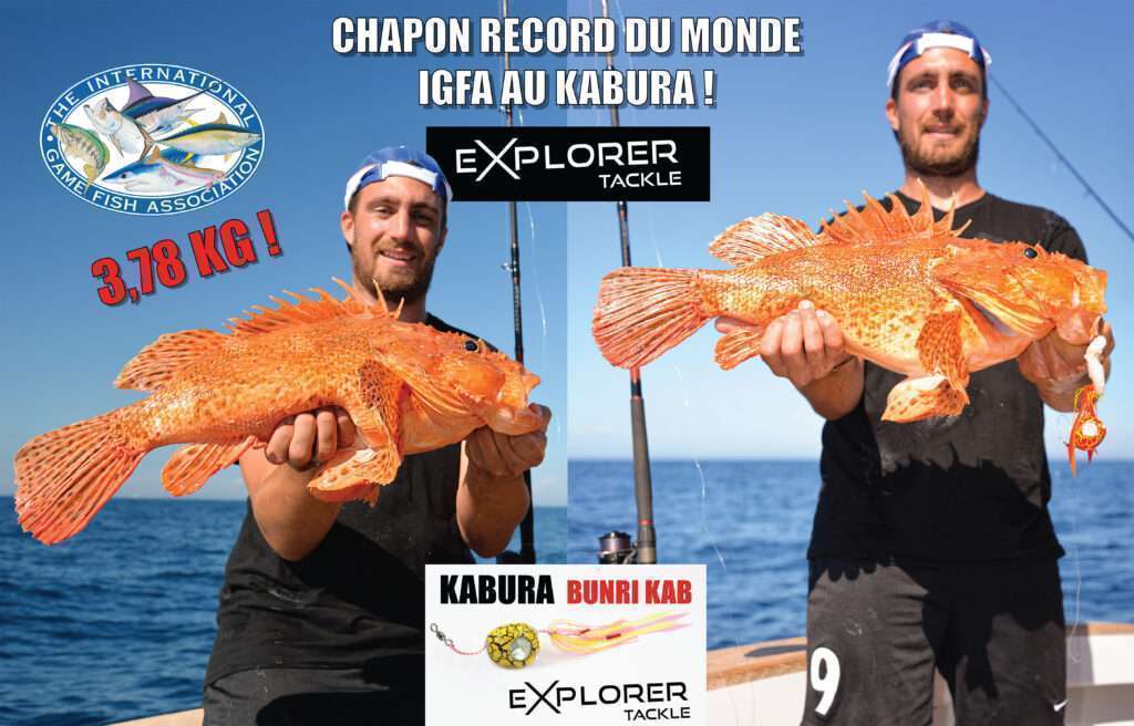 Chapon record du monde IGFA au Kabura Explorer Tackle !