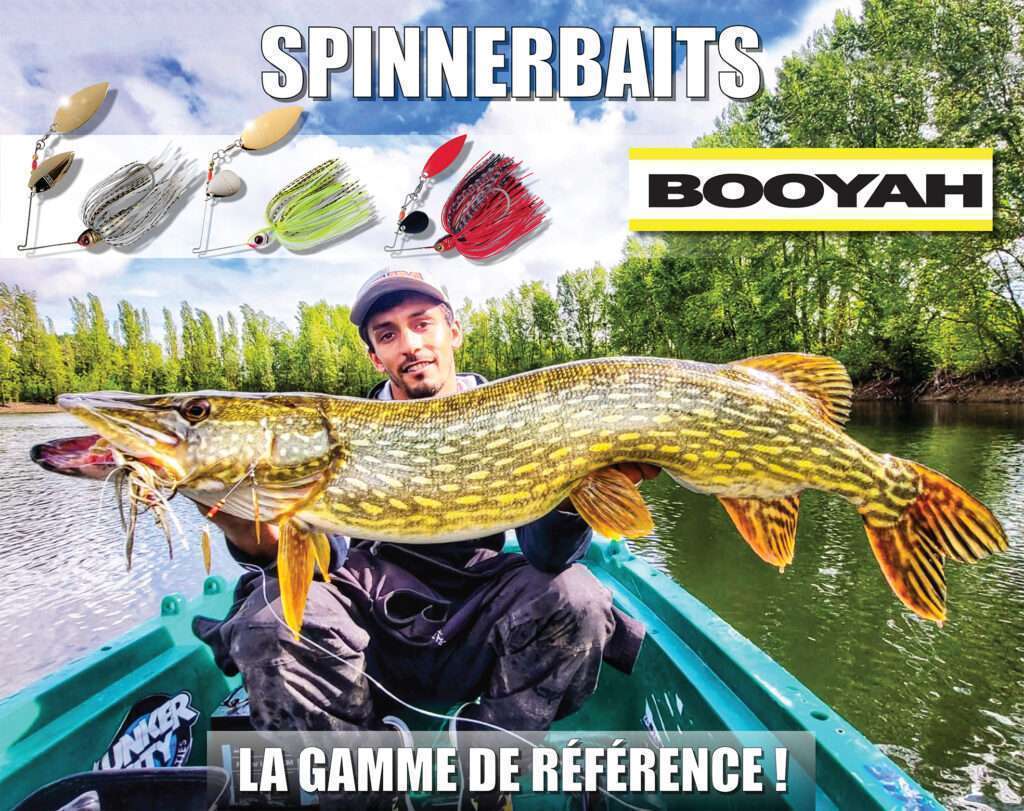 Les spinnerbaits Booyah constituent aujourd’hui la gamme de référence pour tout le marché français.