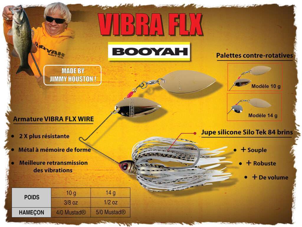 Vibra-FLX : le spinnerbait créé par Jimmy Houston !
