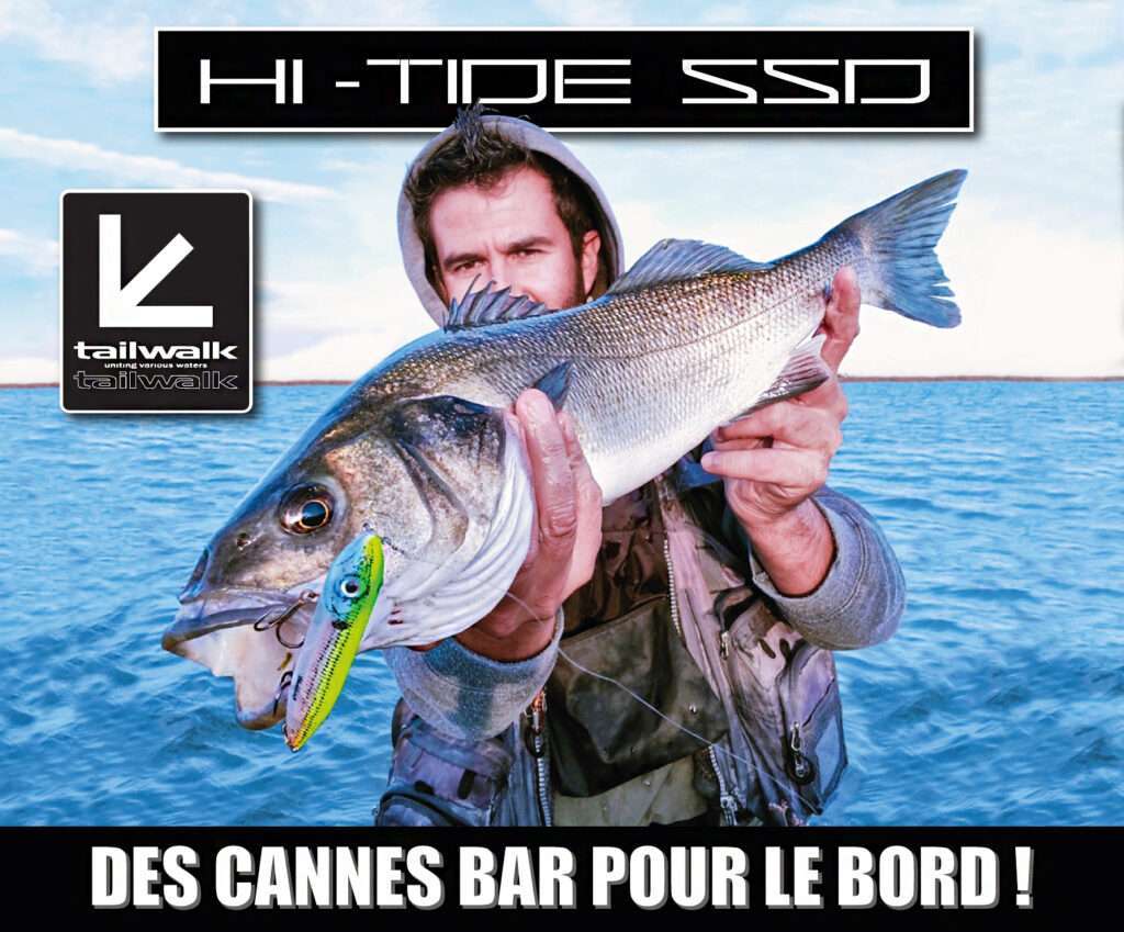 Cannes Hi-Tide SSD Tailwalk : idéal pour pêcher le bar au stickbait !
